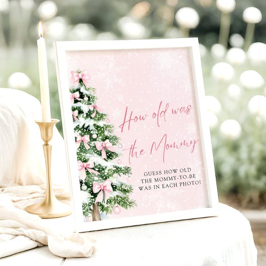 クリスマスツリーに弓を付けるママのゲームのサインは何歳だった ポスター