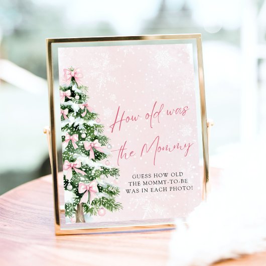 クリスマスツリーに弓を付けるママのゲームのサインは何歳だった ポスター