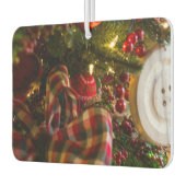 クリスマスツリーに カーエアーフレッシュナー (左)