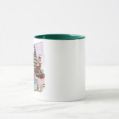 クリスマスツリーのいたずらマグ マグカップ (中央)