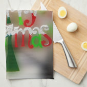 クリスマスツリーのご要望 キッチンタオル (四つ折り)