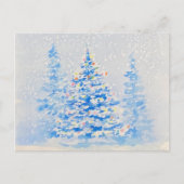 クリスマスツリーのはがき ポストカード (正面)