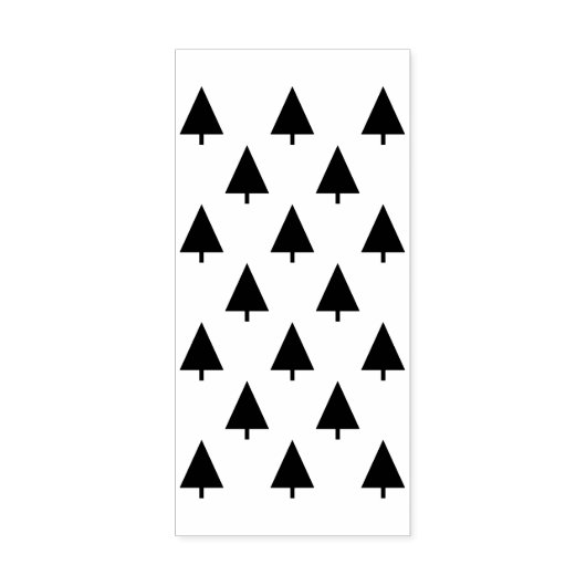 クリスマスツリーのアートスタンプ ラバースタンプ (インプリント)