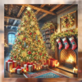 クリスマスツリーのウィンドウの固定 ウィンドウサイン (シート2)