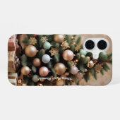 "クリスマスツリーのエレガンス" iPhone 16ケース (裏面横)