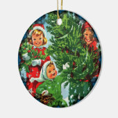 クリスマスツリーのオーナメント セラミックオーナメント (左)