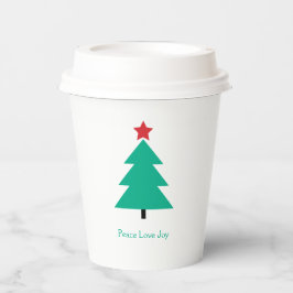 クリスマスツリーのカスタマイズ可能な休日 紙コップ