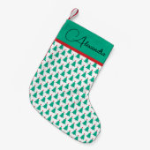 クリスマスツリーのカスタマイズ スモールクリスマスストッキング (正面 (吊り時))
