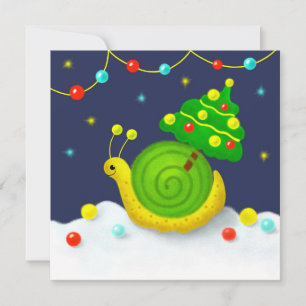 クリスマスツリーのカタツムリ
