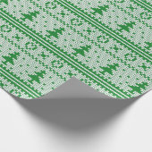 クリスマスツリーのギフトの包装紙 ラッピングペーパー (角)