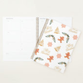 クリスマスツリーのクッキーを使用したクリスマスパターン プランナー手帳 (ディスプレー)