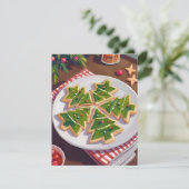 クリスマスツリーのクッキー シーズンカード (スタンド正面)