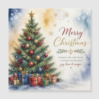 クリスマスツリーのクリスマスカード