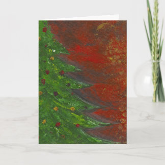 クリスマスツリーのクリスマスカード シーズンカード