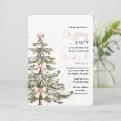 「クリスマスツリーのクリスマスパーティー | フェスティバル休日 招待状 (スタンド正面)