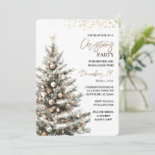 「クリスマスツリーのクリスマスパーティー | フェスティバル休日 招待状 (スタンド正面)