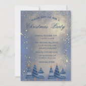 クリスマスツリーのクリスマスパート 招待状 (正面)