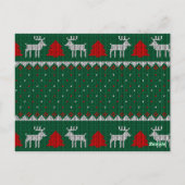 クリスマスツリーのクリスマスポストカード ポストカード (裏面)