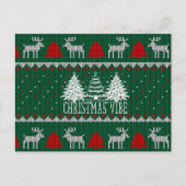 クリスマスツリーのクリスマスポストカード ポストカード (正面)