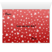 クリスマスツリーのグリーティングカード (内部横(下))