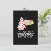 クリスマスツリーのケーキそれは最も素晴らしい時間だ 招待状 (スタンド正面)