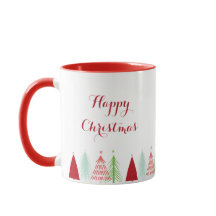 クリスマスツリーのコーナーマグ
