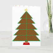 クリスマスツリーのゴールド装飾会社 シーズンカード (裏面)