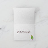 クリスマスツリーのサンキューカード サンキューカード (内部)