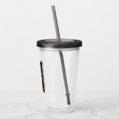 クリスマスツリーのジョン・ケネディ&ジャクリーン会長 アクリルタンブラー (左)