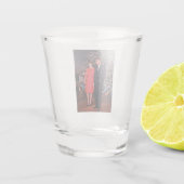 クリスマスツリーのジョン・ケネディ&ジャクリーン会長 ショットグラス (裏面)