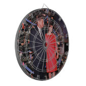 クリスマスツリーのジョン・ケネディ&ジャクリーン会長 ダーツボード (正面左)