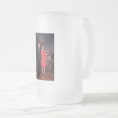 クリスマスツリーのジョン・ケネディ&ジャクリーン会長 フロストグラスビールジョッキ (正面右)