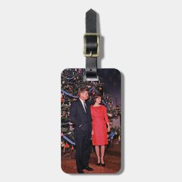 クリスマスツリーのジョン・ケネディ&ジャクリーン会長 ラゲッジタグ