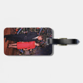 クリスマスツリーのジョン・ケネディ&ジャクリーン会長 ラゲッジタグ (裏面横)