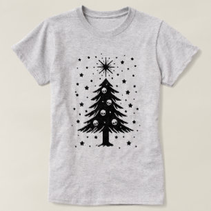 クリスマスツリーのスカル Tシャツ
