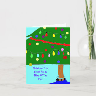 クリスマスツリーのスカートは過去 シーズンカード
