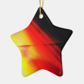 クリスマスツリーのスター セラミックオーナメント (左)
