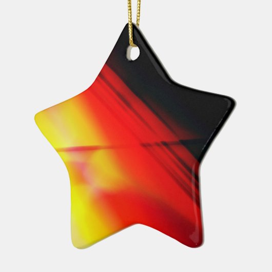 クリスマスツリーのスター セラミックオーナメント (左)
