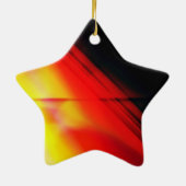 クリスマスツリーのスター セラミックオーナメント (裏面)