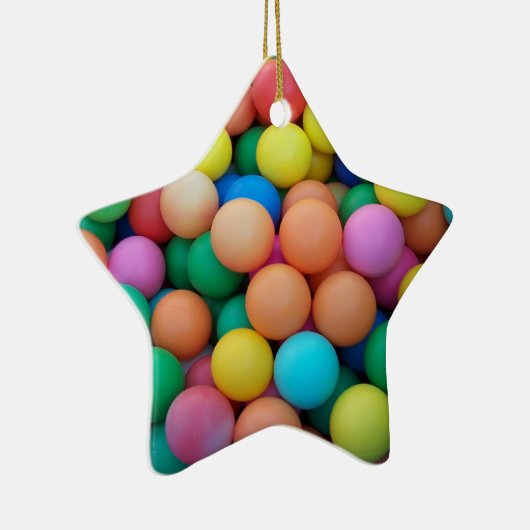 クリスマスツリーのスター セラミックオーナメント (右)