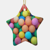 クリスマスツリーのスター セラミックオーナメント (左)