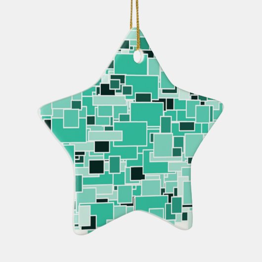 クリスマスツリーのスター セラミックオーナメント (右)