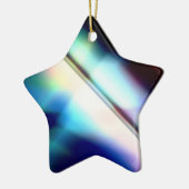 クリスマスツリーのスター セラミックオーナメント (左)