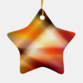 クリスマスツリーのスター セラミックオーナメント (裏面)