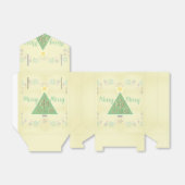 クリスマスツリーのスノーフレークのお気に入り フェイバーボックス (折り畳みなし)