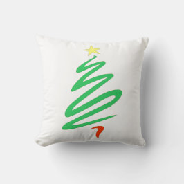 クリスマスツリーのスロー枕 クッション