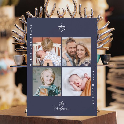 クリスマスツリーのダビデの星 シーズンカード