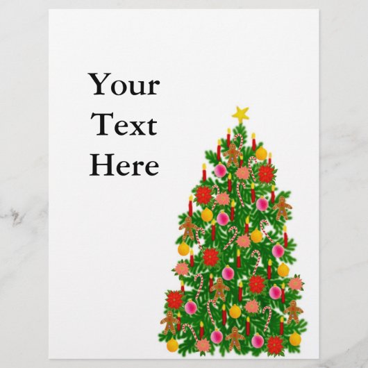 クリスマスツリーのチラシ チラシ (正面)