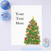 クリスマスツリーのチラシ チラシ (シングル)