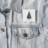 クリスマスツリーのデザインでお祝いの気持ちを 缶バッジ (インサイチュ)